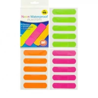 Пластир 7,2*1,9см 40шт Neon Waterproof 58290