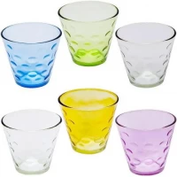 Набір склянок 6шт Кольоровий 200мл CS-200