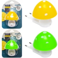 Нічник з датчиком освітлення Грибок 8 * 7см W-881231