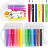 Фломастер - пензлик 12 кольорів 1010-12 в пластиковому боксі
