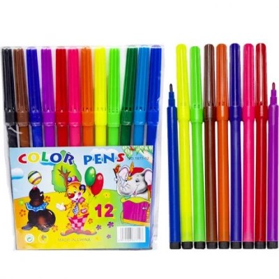 Фломастер 12 кольорів Мультики 1871-12