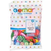 Шарики 8 "Пастель с рисунком" AD80