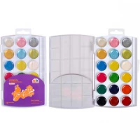 Акварель 12+3+3 перламутр, флуоресц. з/п RUDIX пластик 811811