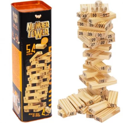 Развивающая настольная игра "NUMBER TOWER" РУС/рос NT-01U Развивающая настольная игра "NUMBER TOWER" РУС/рос NT-01U