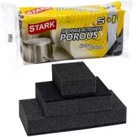 Губка для для миття посуду крупнопориста STARK 5 + 1шт, 9,5 * 6,5 * 3,5 см