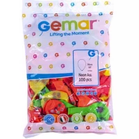 Шарики 10 "НЕОН" с рисунком GDF90 Шарики 10 "НЕОН" с рисунком GDF90