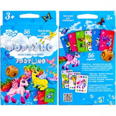 Настольная игра "ФортУно Cute Unicorns" РУС UF-04-01U Настольная игра "ФортУно Cute Unicorns" РУС UF-04-01U