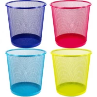 Кошик металевий сітчаста 5002, кольорова  26*22*28см