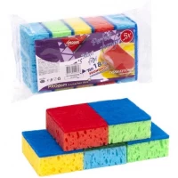 Губка для мытья посуды "Maestro" PERFECT 5 штук, 9,5*3,5*6,5 см