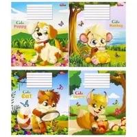 Зошит кольоровий 12 аркушів, лінія 2980 N