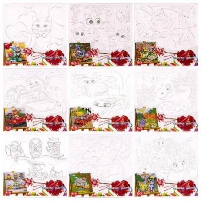 Розпис на полотні Canvas Painting 31см*31см PX-07-01-10 ДТ-ОО-09363