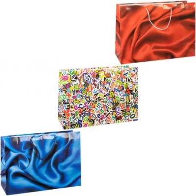 Пакет кольоровий гігант МІКС горизонтальний 32х46х15см 6026