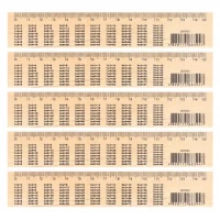 Лінійка 15 см, дерев'яна Таблиця множення