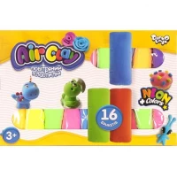 Креативна творчість Air Clay 16 шт укр ARCL-04-01U ДТ-ТЛ-02125