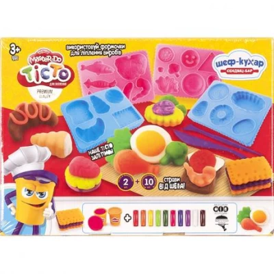 Тісто для ліплення Master Do Шеф-кухар.Сендвіч-бар укр TMD-17-03U ДТ-ТЛ-02129