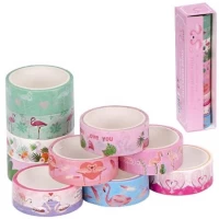 Скотч декоративный 1,5х3м №74 Фламинго