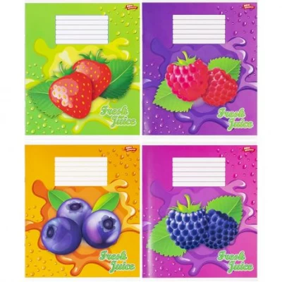 Зошит кольоровий 12 аркушів, клітинка 3178 N