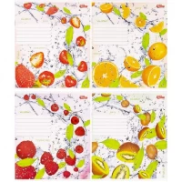 Зошит кольоровий 12 аркушів, лінія 2863N