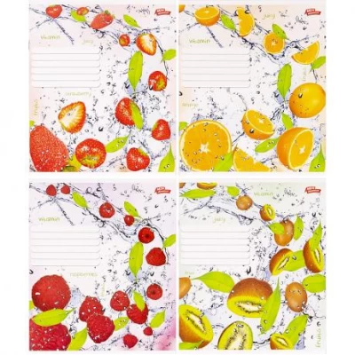 Зошит кольоровий 12 аркушів, лінія 2863N