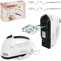 Міксер ручний електричний 260W на 7 швидкостей з насадками ММ-133