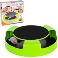 Іграшка для кішок 25,5*6,5см з кігтеточкою та мишкою TV-24