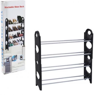 Підставка для взуття 4-х ярусна кольорова 8088 Підставка для взуття 4-х ярусна кольорова 8088