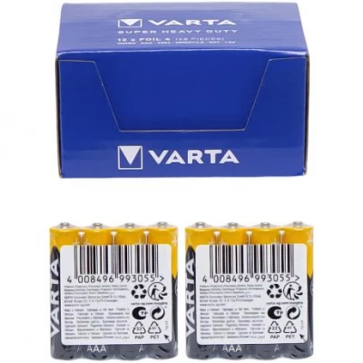 Батарейки R03 Varta Superlife ZnCb AAА 4 шт 745593