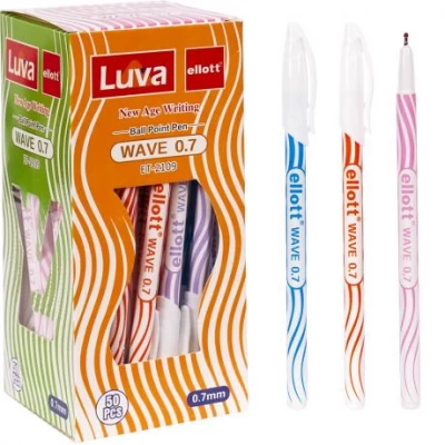 Ручка масляная "Luva" "Ellott" ET2109-50 синяя