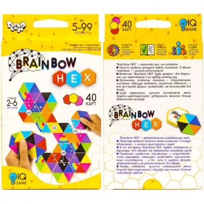 Настільна гра Brainbow HEX укр/рус G-BRH-01-01/ДТ-МН-14-62