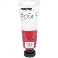 АКЦІЯ! Фарба Art Ranger Acrylic 121 Glitter red 75мл