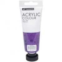 АКЦІЯ! Фарба Art Ranger Acrylic 122 Glitter purple 75мл
