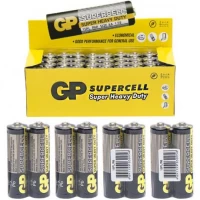 Батарейка GP  SUPERCELL  15PL-S2  сольова  R6, AA GP-30956