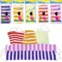 Мочалка-стрічка целюлітка з ручками 51*11 см