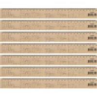 Линейка 30см деревянная "Алгебра"