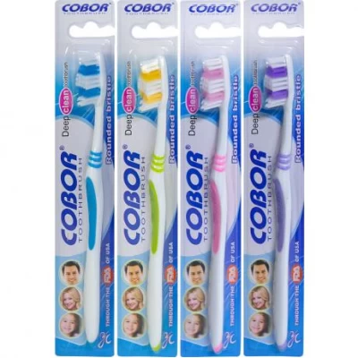 Зубні щітки Cobor 19см на блістері Е-923