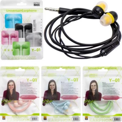 Навушники вакуумні Y-01 Навушники вакуумні Y-01