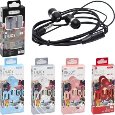 Наушники вакуумные KWY-36 Наушники вакуумные KWY-36