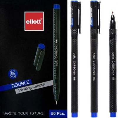 Ручка масляна  СARBONIX Ellott CL-M6 синя