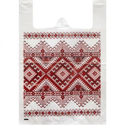 Пакет полиэтиленовая майка "Вышиванка" №7