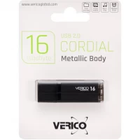Флешка Verico USB 16Gb Cordial Black 601279