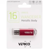 Флешка Verico USB 16Gb Wanderer Red 600654