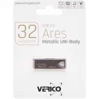Флешка Verico USB 32Gb Ares Black 602839
