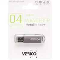 Флешка Verico USB 4Gb Wanderer Gray 600500