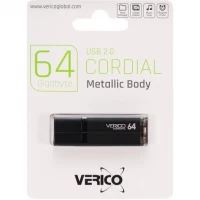 Флешка Verico USB 64Gb Cordial Black 601392