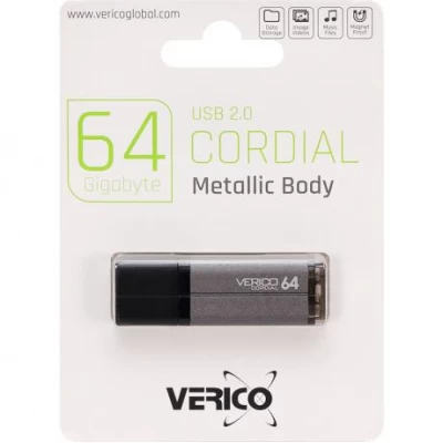 Флешка Verico USB 64Gb Cordial Gray 601408
