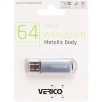 Флешка Verico USB 64Gb Wanderer SkyBlue 600784