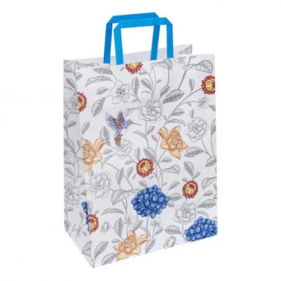 Пакет паперовий КРАФТ білий 25х15х34, 5см KGB 253415-30 Пакет паперовий КРАФТ білий 25х15х34, 5см KGB 253415-30