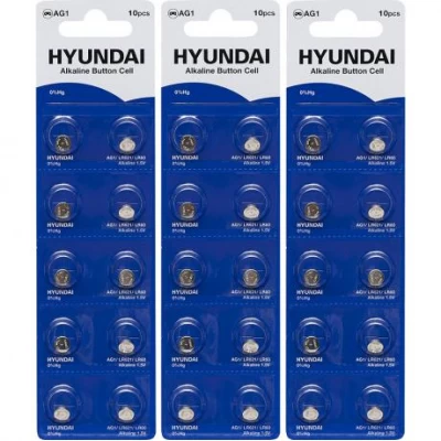 Батарейка HYUNDAI AG1 Blister 10 таблетка 7008001