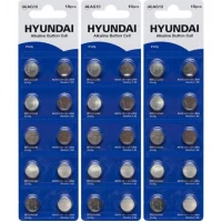 Батарейка HYUNDAI AG10 Blister 10 таблетка 7008010