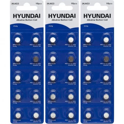 Батарейка HYUNDAI AG3 Blister 10 таблетка 7008003